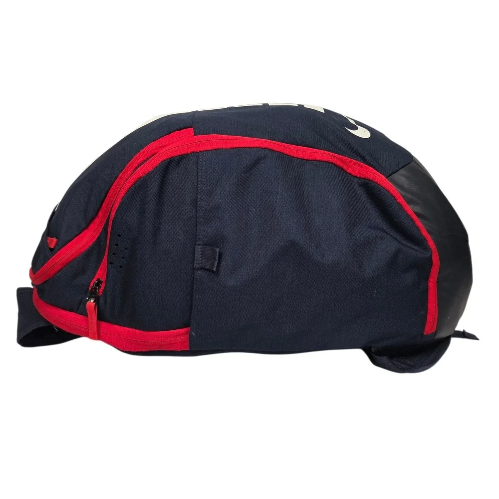 Nike Elite Basketball Backpack Unisex Large Navy Blue Red Hoops Sport Bag